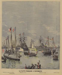 Die französische Flotte in Portsmouth